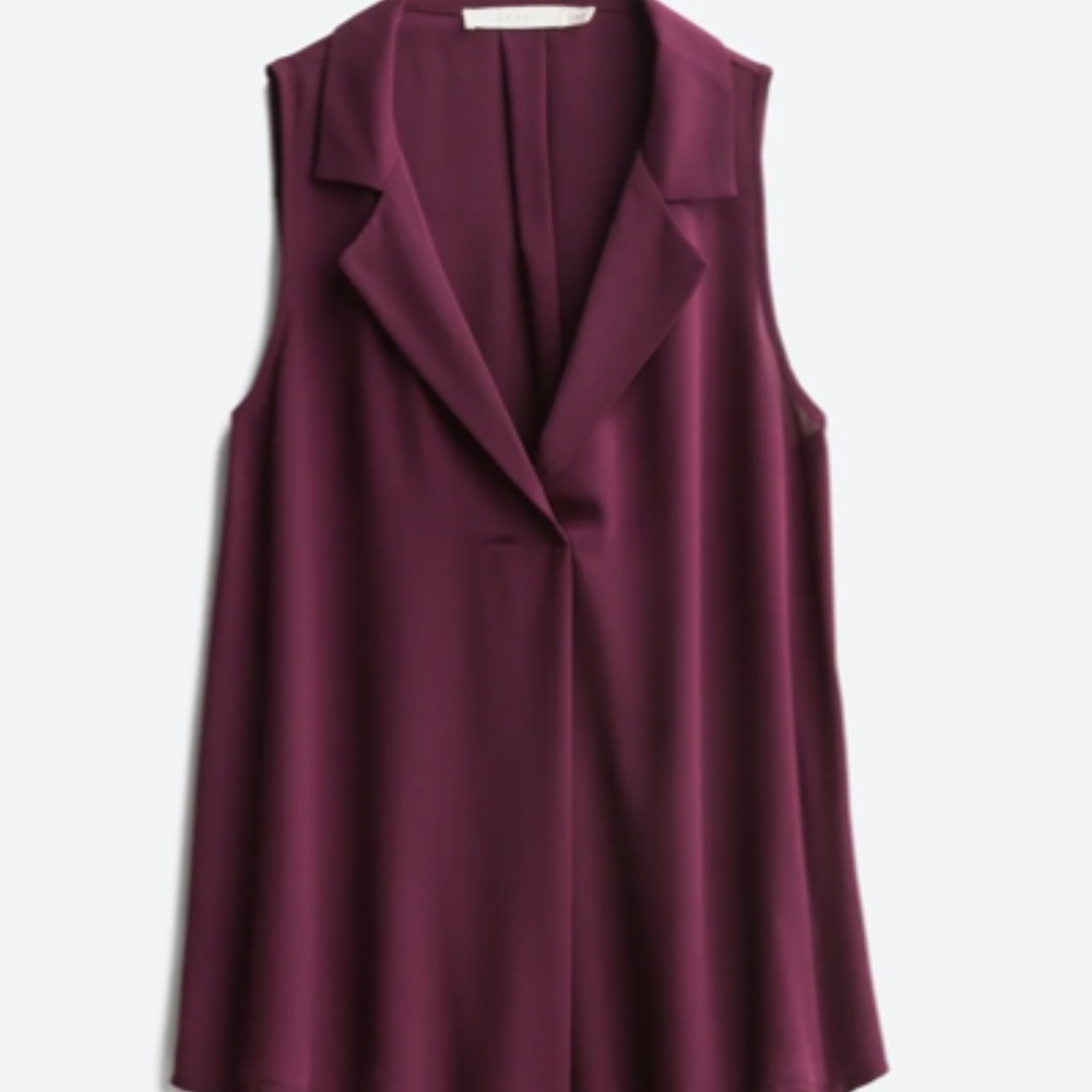 Lush Casita Collared Purple Blouse - M